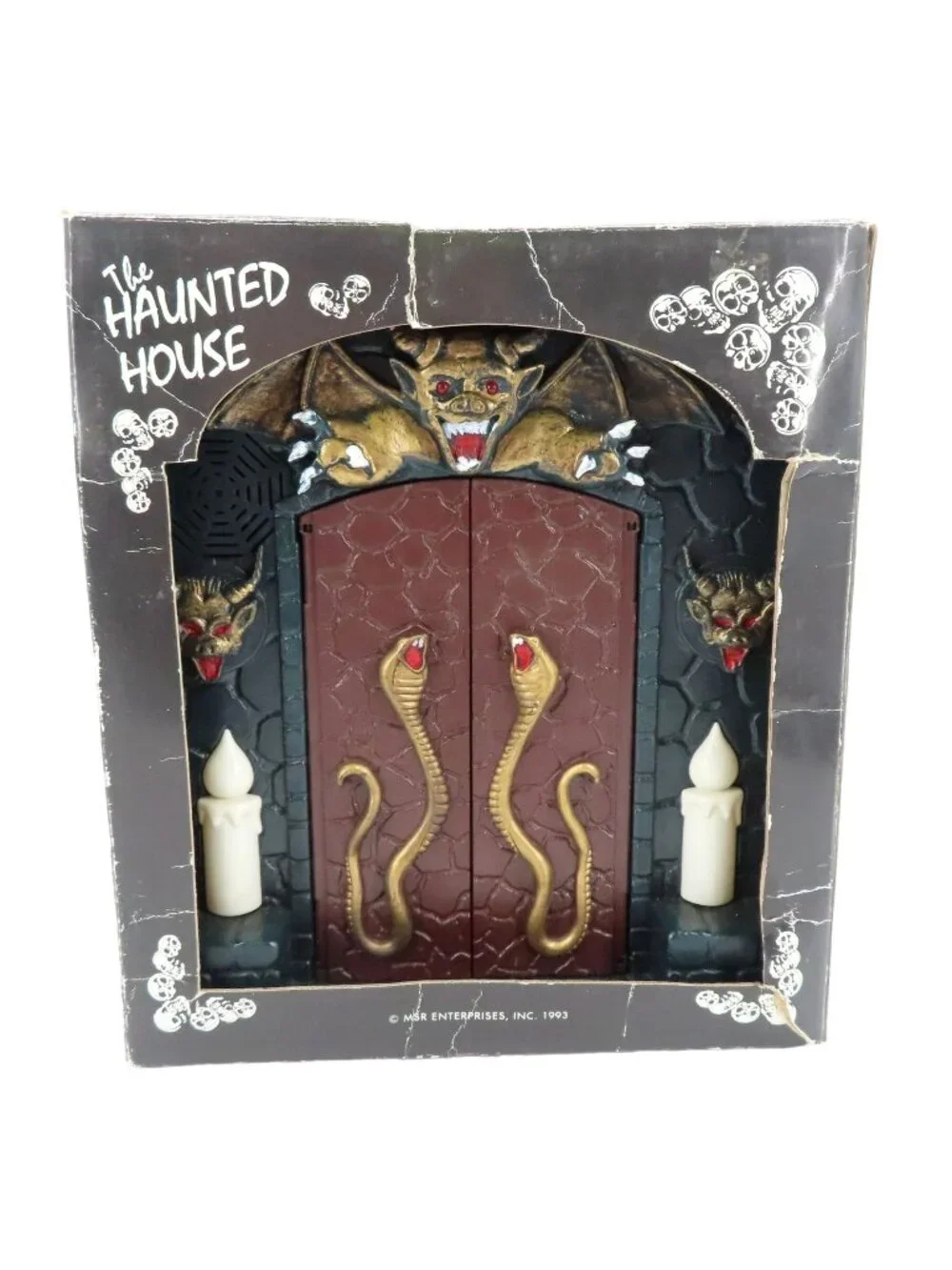 The Haunted House Dracula Vampire Lights Music MSR Enterprises 1993 Halloween